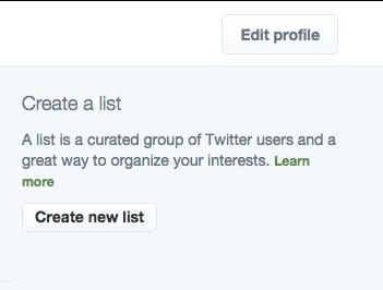 twitter list